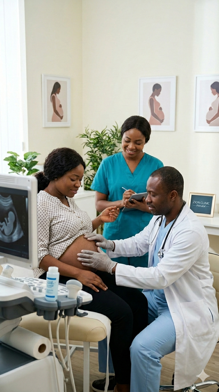 Prenatal care at Zion Clinic